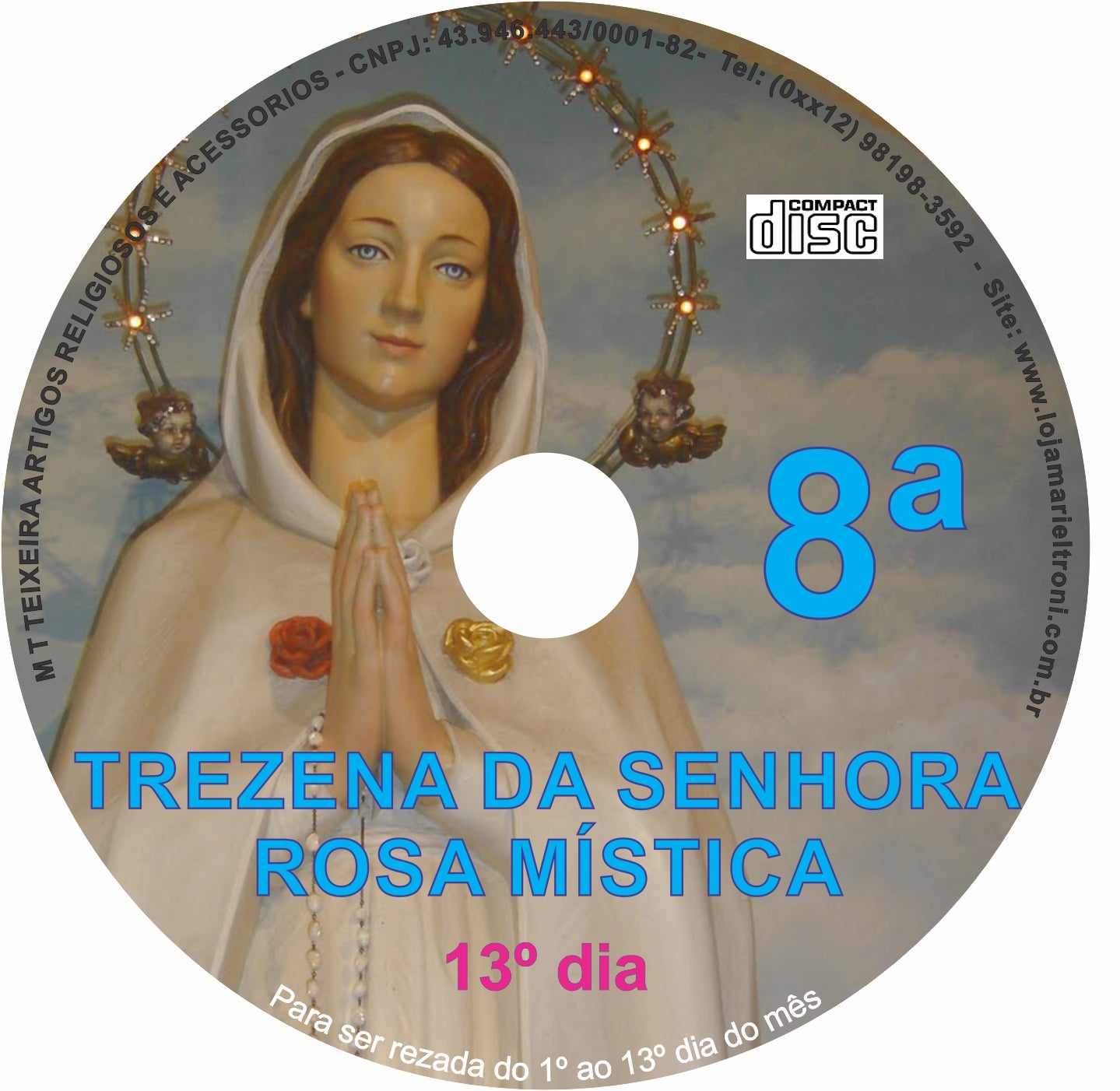 CD Trezena Rosa Mística 8 CD Trezena Rosa Mística 8